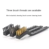 3 Piece Industrial Toothbrush Set Cleaning Brush Nylon brush