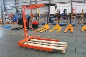 3 ton hydraulic foldable shop crane/construction machinery