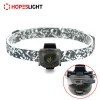 300lm 2 Light Modes Adjustable Head Lamp Light USB Rechargeable LED Headlamp for Camping Hiking