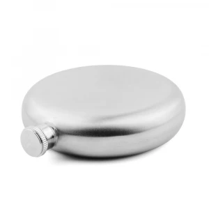 304 Stainless Steel Round Hip Flask