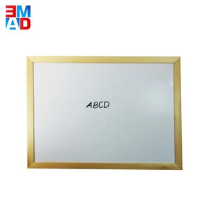 30x40cm standard size magnetic white board with wood frame