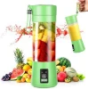 380Ml Usb Rechargeable Blender Mixer 6 Blades Juicer Bottle Cup Juice Citrus Lemon Vegetables Fruit Smoothie Squeezers Reamers