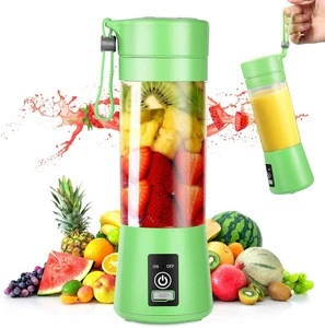 Buy 380ml Usb Rechargeable Blender Mixer 6 Blades Juicer Bottle Cup Juice  Citrus Lemon Vegetables Fruit Smoothie Squeezers Reamers from Qingdao Picka  Plastic Industry Co., Ltd., China
