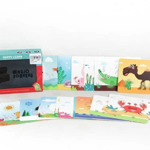 3D Magic Animation Box Word Card Box  Cartoon Card Pre-educational Toy