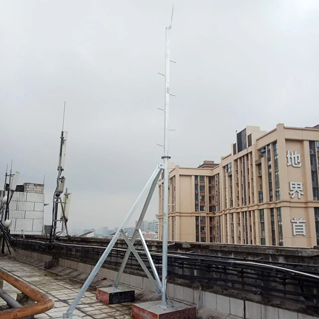 3m galvanized tube pipe steel telecom  mobile telecommunication roof tower