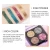 Import 4 Colors Shimmer Glitter Pigmented Eye shadow Private Label Eyeshadow Palette from China
