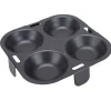 4 Cup Muffin pan Ma Fanta cake carbon steel material easy to release film cake mold baking tray