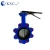 Import 4 inch DN100 lug type butterfly valve price cast iron body EPDM seat SS410 stem CF8 disc handwheel with manufacturers from China
