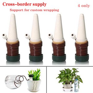 4 pack Automatic Plant Watering Stakes Automatic Slow Release  Slow Release for Outdoor &amp; Indoor