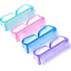 4 Pieces Handle Nail Brush Nail Hand Scrubbing Cleaning Brush