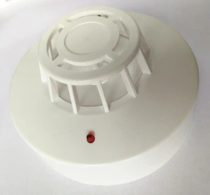 4 wire fire alarm optical heat detector with relay with CE