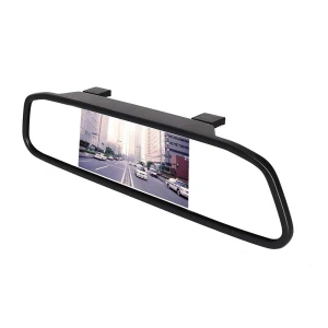 4.3Inch Hd Monitor Car Reverse Rear View Mirror Camera Display 4.3&quot; Tft Lcd Car Foldable Rearview Monitor