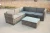 Import 4pcs popular outdoor wicker sofa set rattan from China