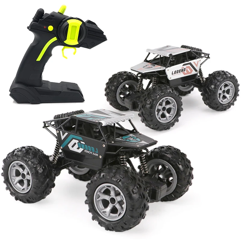 4wd radio controlled 4x4 kit remote plastic toy custom logo truck 1:24 stunt rock crawler rc car toys