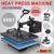 Import 5 in 1 combo mug heat transfer sublimation vacuum heat press machine t shirt printing machine from China