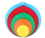 5 Pcs/Set Reusable Silicone Seal Bowls Cover Cookware Parts Organizer Preservation Fresh-Keeping Kitchen Accessories Lids Stuff