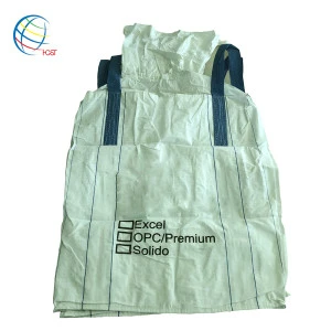 500kg 1ton 1.5tons 2tons recycled pp woven sack jumbo maxibag big fibc bulk bag for rice sand cement garbage mining
