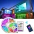 Import 5050 RGB 10m 300LEDs IP20 Non waterproof 24-key Remote Mobile Phone RGB controller led strip wifi smart led strip from China