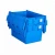 Import 51L durable stackable moving crates plastic storage bins China supplier from China