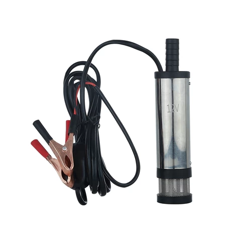 51mm Dc Fuel Diesel Engine Transfer Pump Manual Small Submersible Oil Water Pump Electric NBR 3m Magnetic Steel Plastic - Nylon