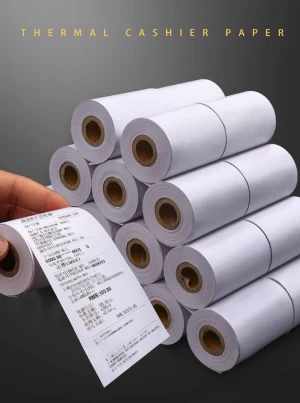 57*50mm customized available pos machine thermal paper roll