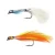 Import 6#& 4# Trout Salmon Fishing Fly Lure Baits Silver Body Streamer Minnow fly fishing lures from China