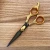 Import 6 inch Professional barber hair scissors black and gold from Pakistan