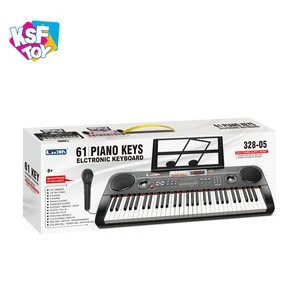 61 key electronic organ with microphone