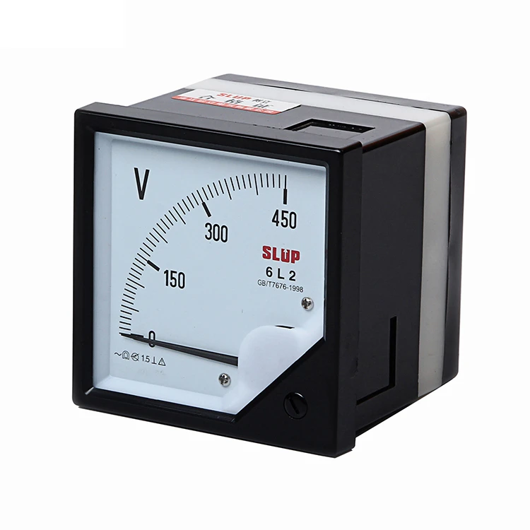 6L2 Series rectifier ammeter Pointer Analog panel meter AC Voltage meter