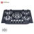 Import 70cm compact size 5 burner gas hobs tempered glass  gas cooktops cost friendly cast iron pan support small kitchen built in hobs from China