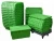 Import 70L Green Plastic Moving Crate Plastic Crate from China