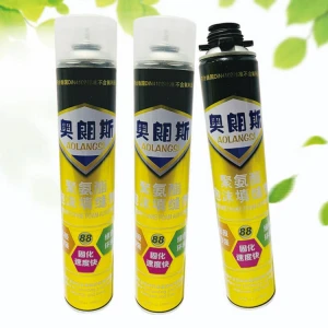 750ml Cheap Hot Sale Top Quality Insulation Polyurethane Foam Spray Adhesive