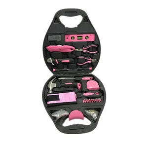 77pcs pink color vehicle household durably hand tool set