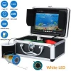 7&quot; Inch 1000tvl Underwater Fishing Video Camera Kit 12 PCS LED white Lamp Lights  Video Fish Finder Lake Under Water fish cam