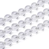 8mm Round Faceted Natural Clear Quartz Gemstones Wholesale Charms Loose Beads