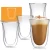 Import 8oz 12oz 15oz hand made Caffe double wall  glass coffee tea milk cup Latte Espresso Cappuccino glass coffee mug from China