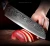 Import 8&quot;inch Chef Knives sets  laser Wave pattern Santoku kitchen Knives Sharp Cleaver Slicing Knives Gift Knife Hot Utility from China