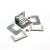 Import 90 degree glass door clamp Glass to Glass  shower hinges bathroom chrome Shower room accessories from China