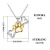 Import 925 silver jewelry Women Fine Jewelry 925 Sterling Silver Dog Bone Gold Claw Pendant Necklaces from China