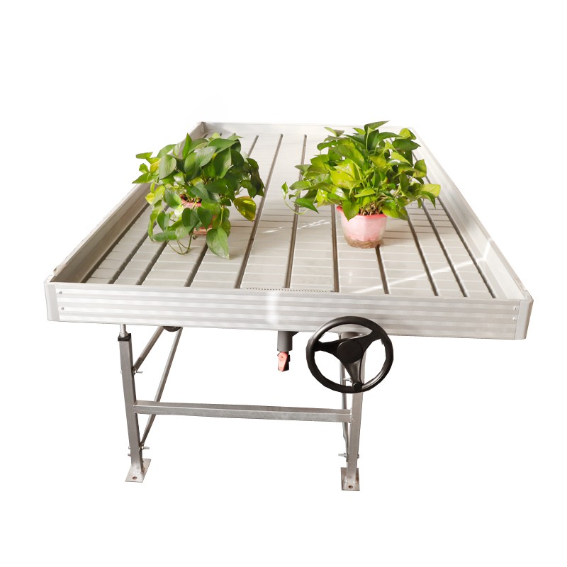 ABS 1.5x3m food grade High Performance Greenhouse Rolling Bench Ebb and Flow Table in Agricultural planting