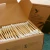 Import Accept OEM 200 Pcs Wooden Stick Bamboo Cotton EarBuds In a Kraft Box from China