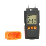Accurate digital LCD wood moisture meter