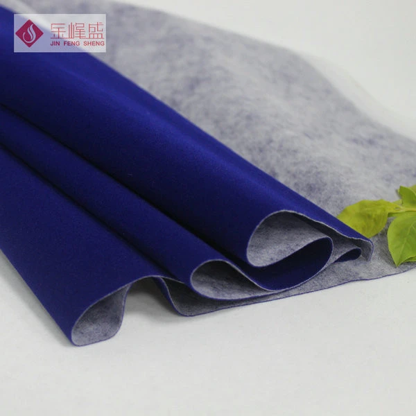 Adhesive backed fabric velvet/ non-woven fabric For Jewelry Box Interlining