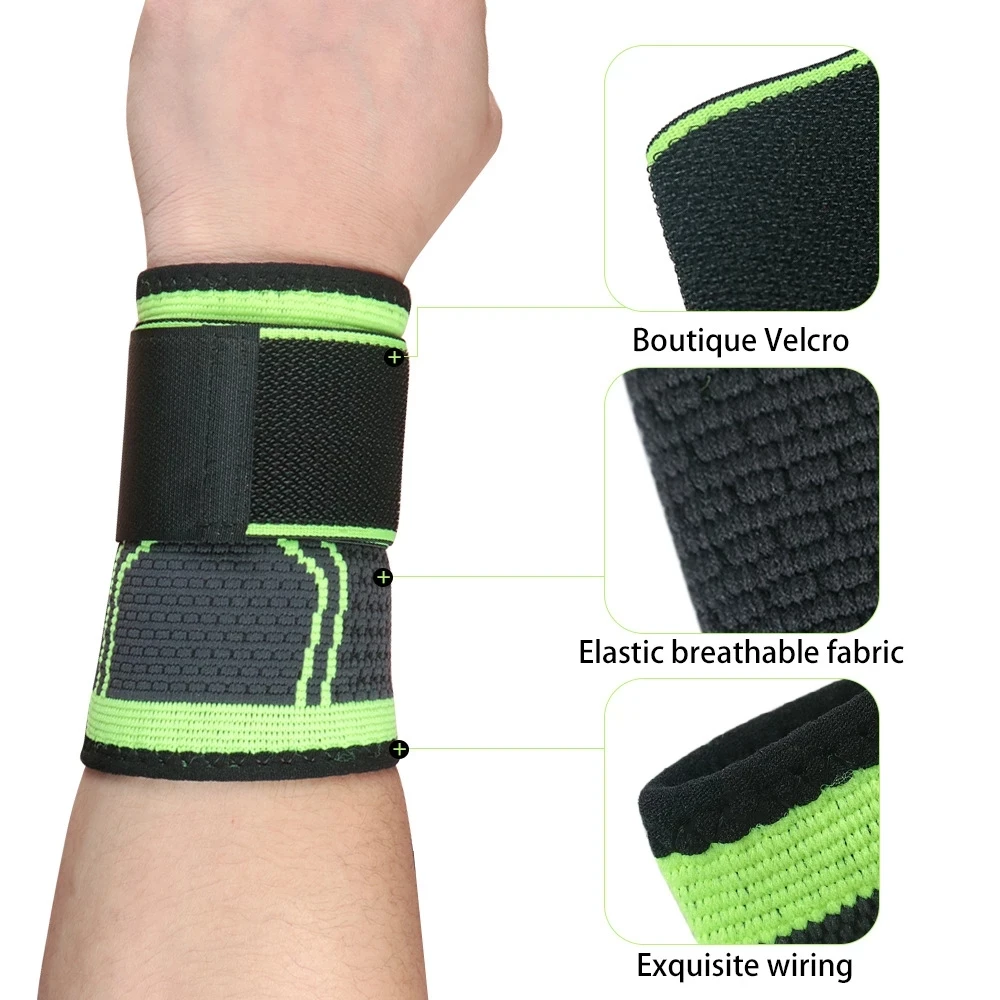 Adjustable Weightlifting Wrist Wrap Compression Sports Wristband Fitness Protective Gear Handgelenk Bandage Non slip Wrist Guard