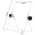 Import Adjustable White Plate Stand Easel Picture Frame Stand Foldable Tablet Iron Display Holder Stand for Displaying Photos Plates from China
