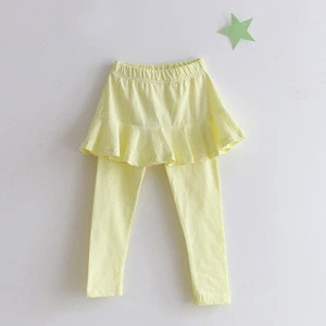 Adorable tutu leggings pants for baby girl, boutique ruffle leggings made in knitted cotton fabric