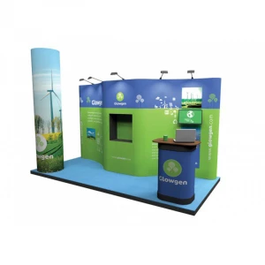 Advertising event backdrop exhibition booth display design 3x3