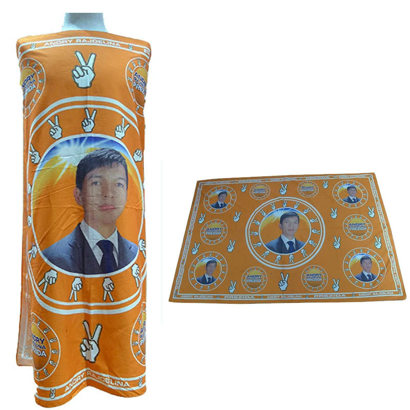 african cotton election printed kanga wax fabric for kangas with cheaper price made inChina