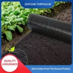 Agricultural Greenhouse Black PP Weed Control Mat Landscape Anti Grass Weed Barrier Mat for Pineapple Plant