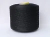 air covered spandex polyester yarn, 150d+40d black